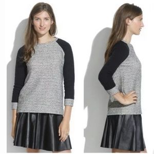 Madewell Textured Raglan Pullover Sweater